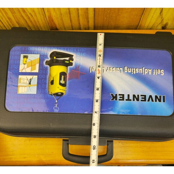 Self-Adjusting Laser Level With Tripod & Carrying Case By Inventek - Picture 9 of 9